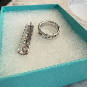 Tiffany & Co. Silver Necklace and Ring Set
